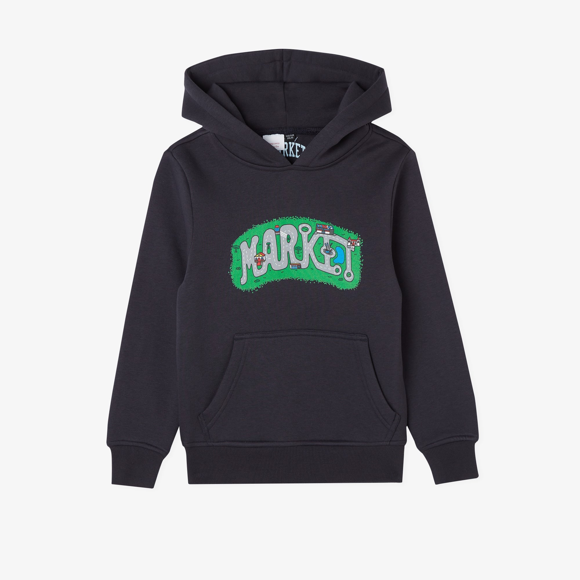 Market City Streets Çocuk Siyah Sweatshirt