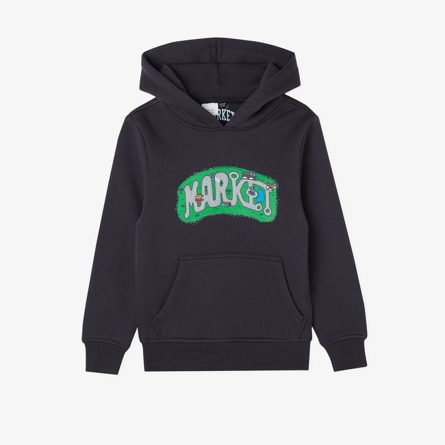  Market City Streets Çocuk Siyah Sweatshirt