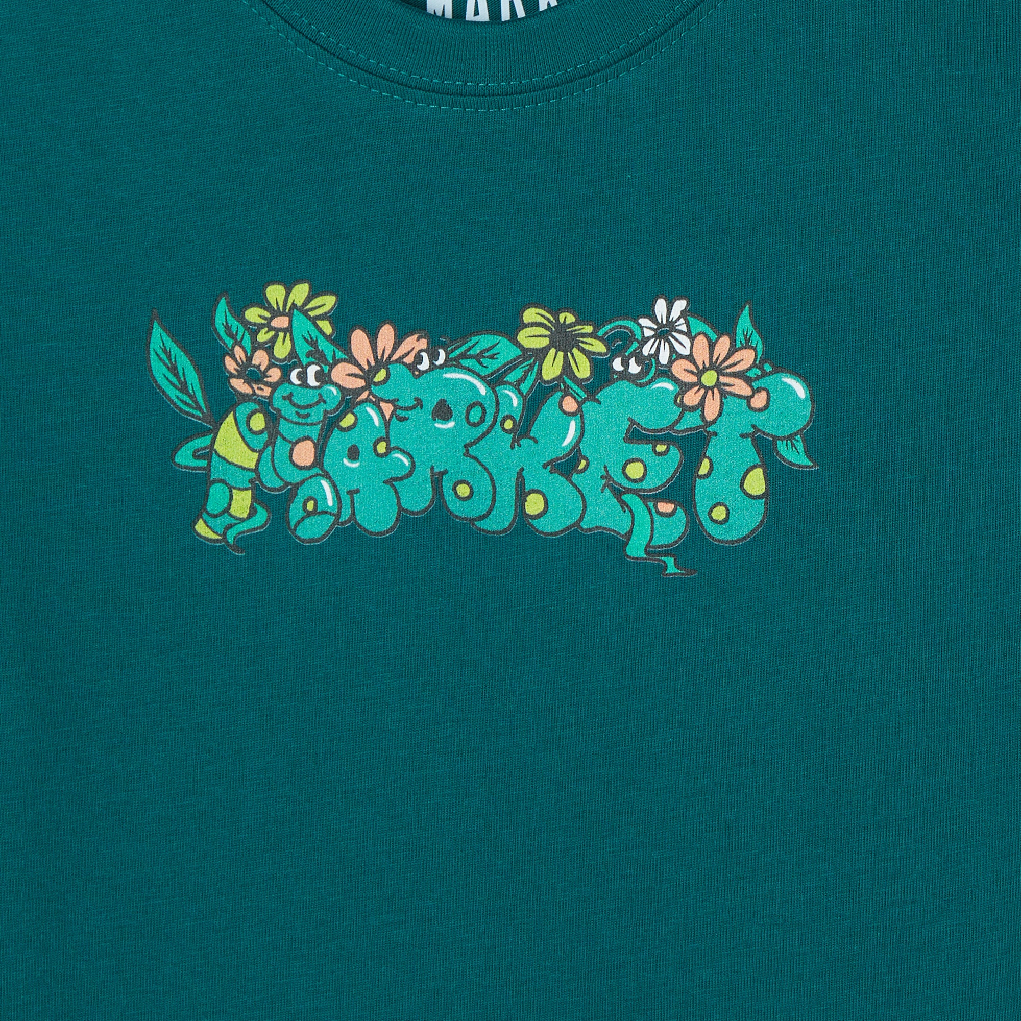 Market In The Garden Çocuk Yeşil T-Shirt