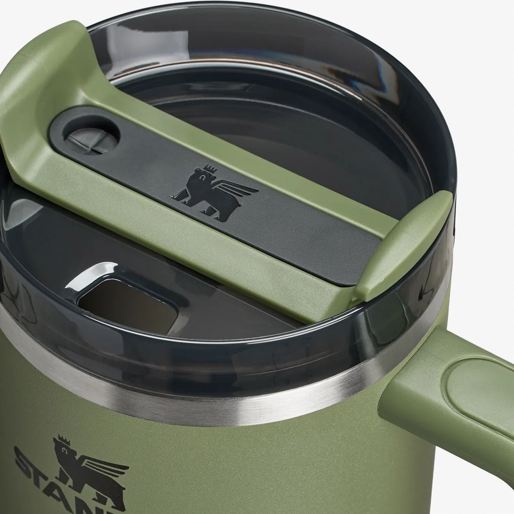 Stanley Quencher H2.O FlowState Tumbler 1.18 L Unisex Haki Pipetli Termos