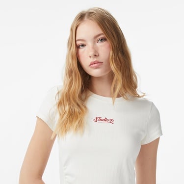  Anta Candy Bomb Kadın Bej T-Shirt