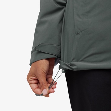  Jack Wolfskin Rotwand 3in1 Kadın Yeşil Ceket