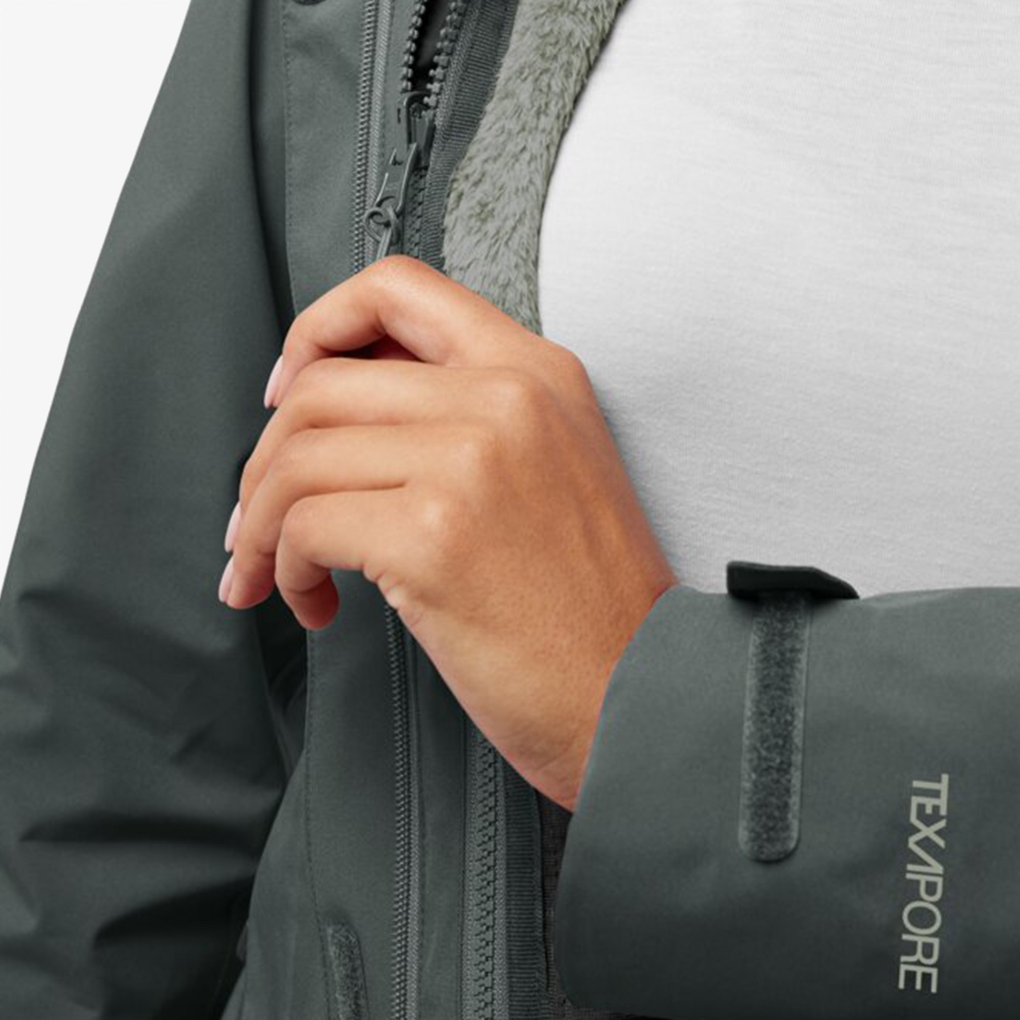 Jack Wolfskin Rotwand 3in1 Kadın Yeşil Ceket