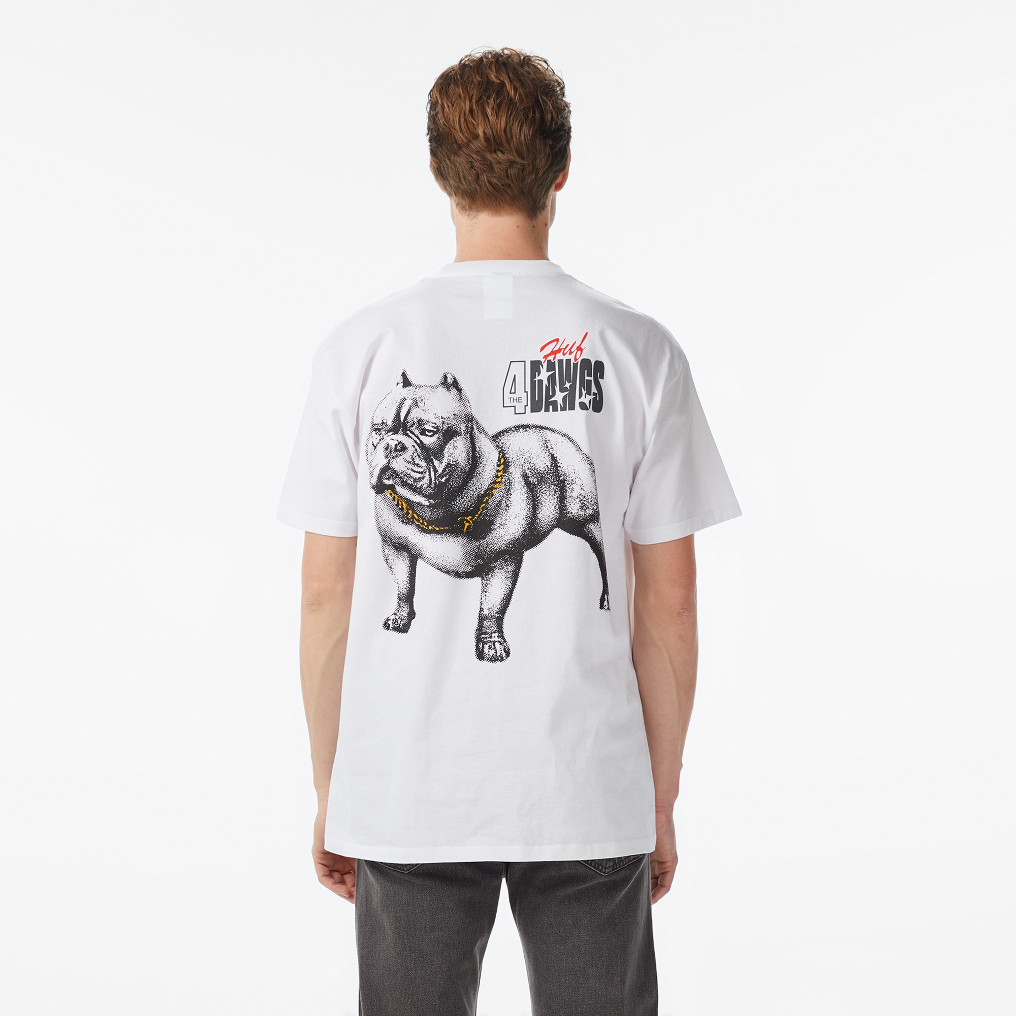 Huf 4 The Dawgs Erkek Beyaz T-Shirt