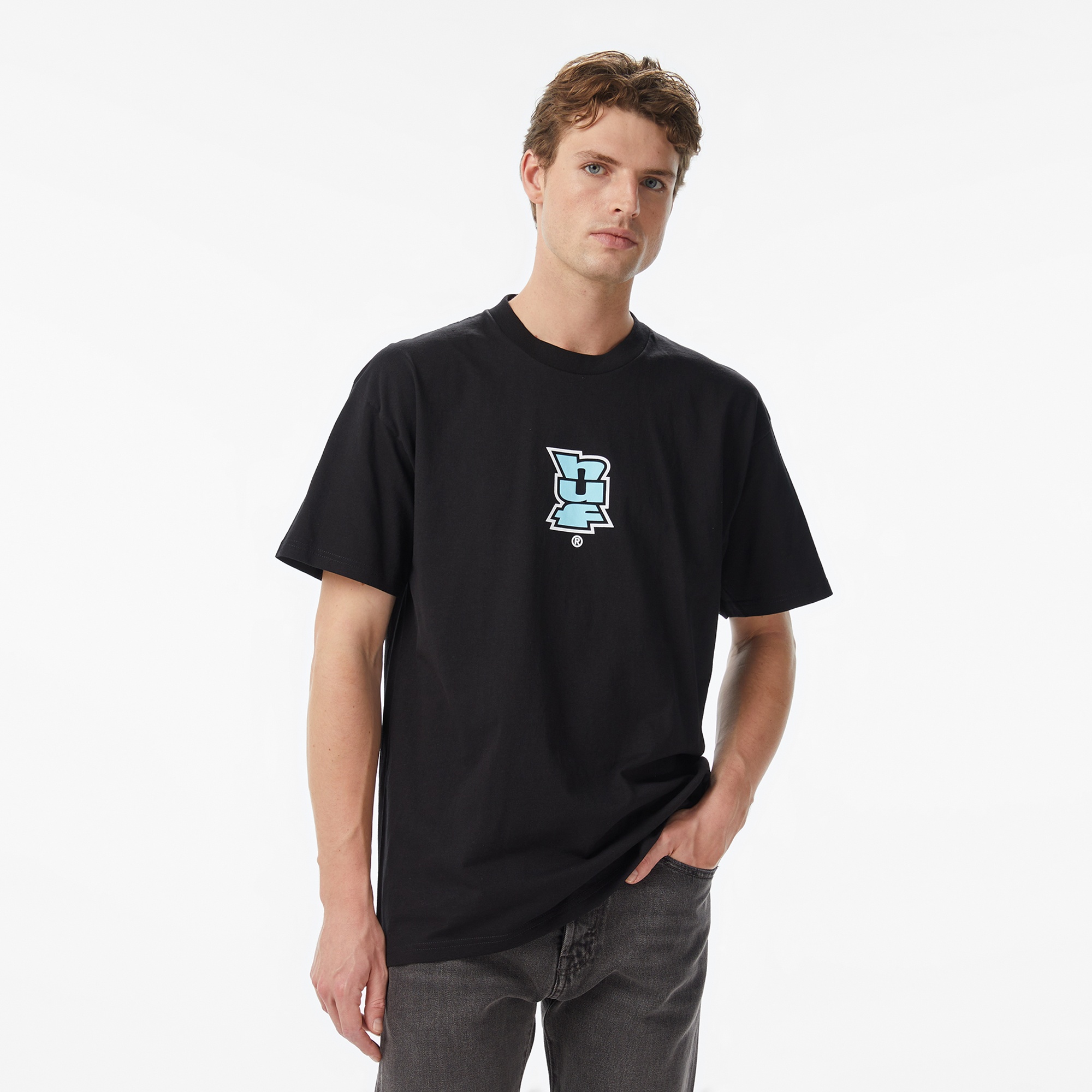 Huf Megablast Multi Erkek Siyah T-Shirt
