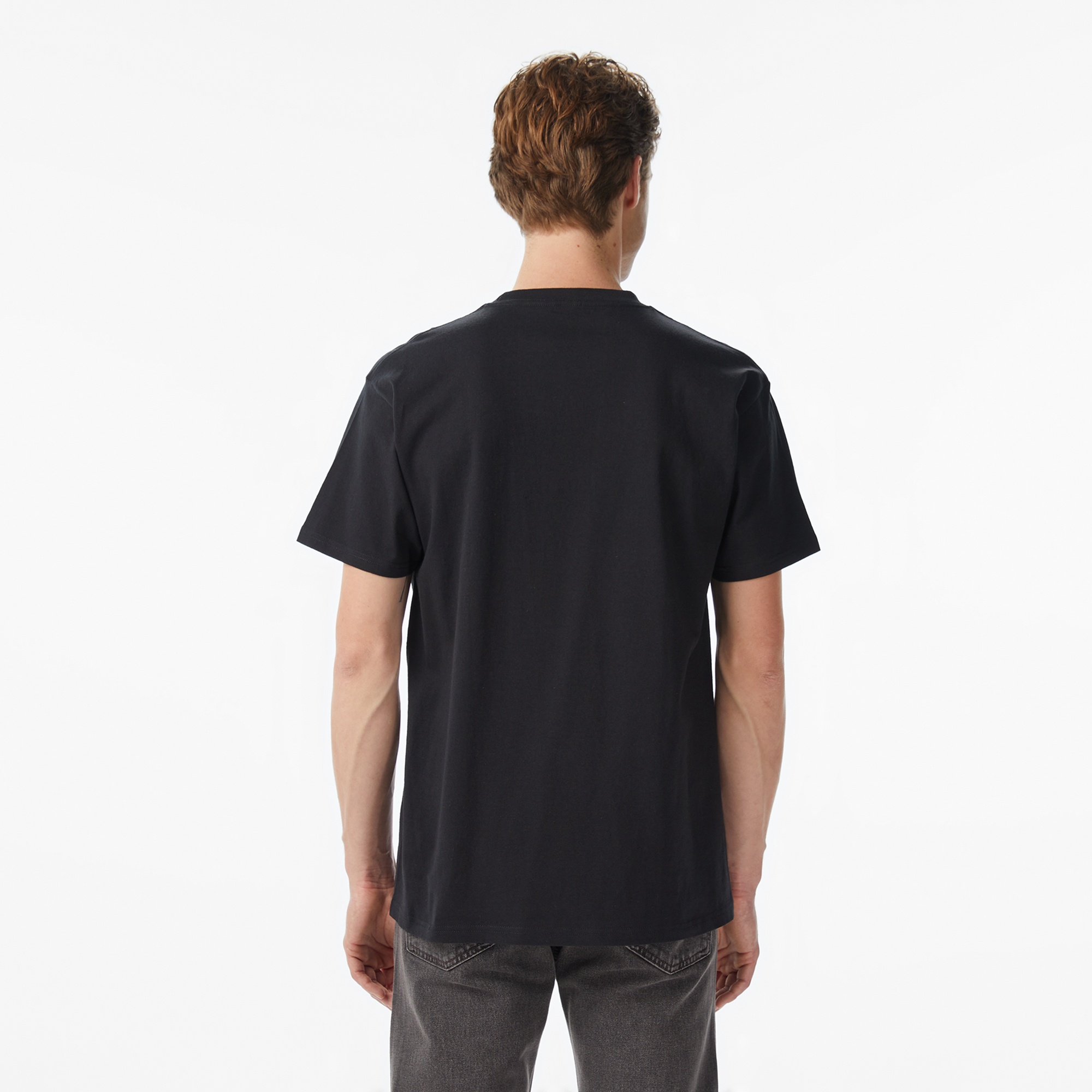 Huf Outline Erkek Siyah T-Shirt