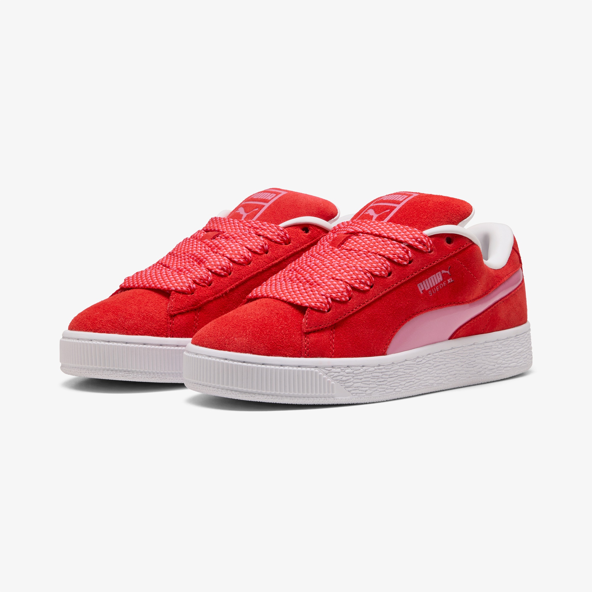 Puma Suede XL En Piste Kadın Kırmızı Spor Ayakkabı