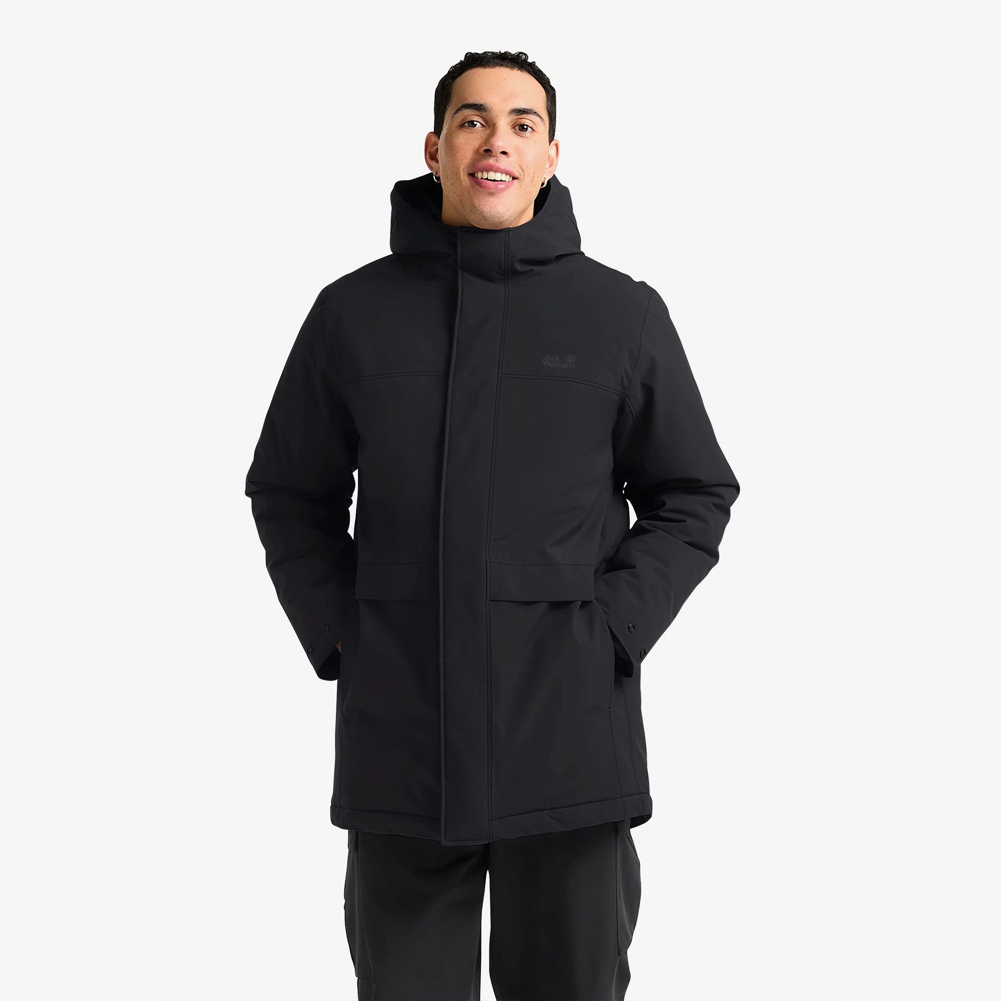 Jack Wolfskin Cold Camp Erkek Siyah Ceket