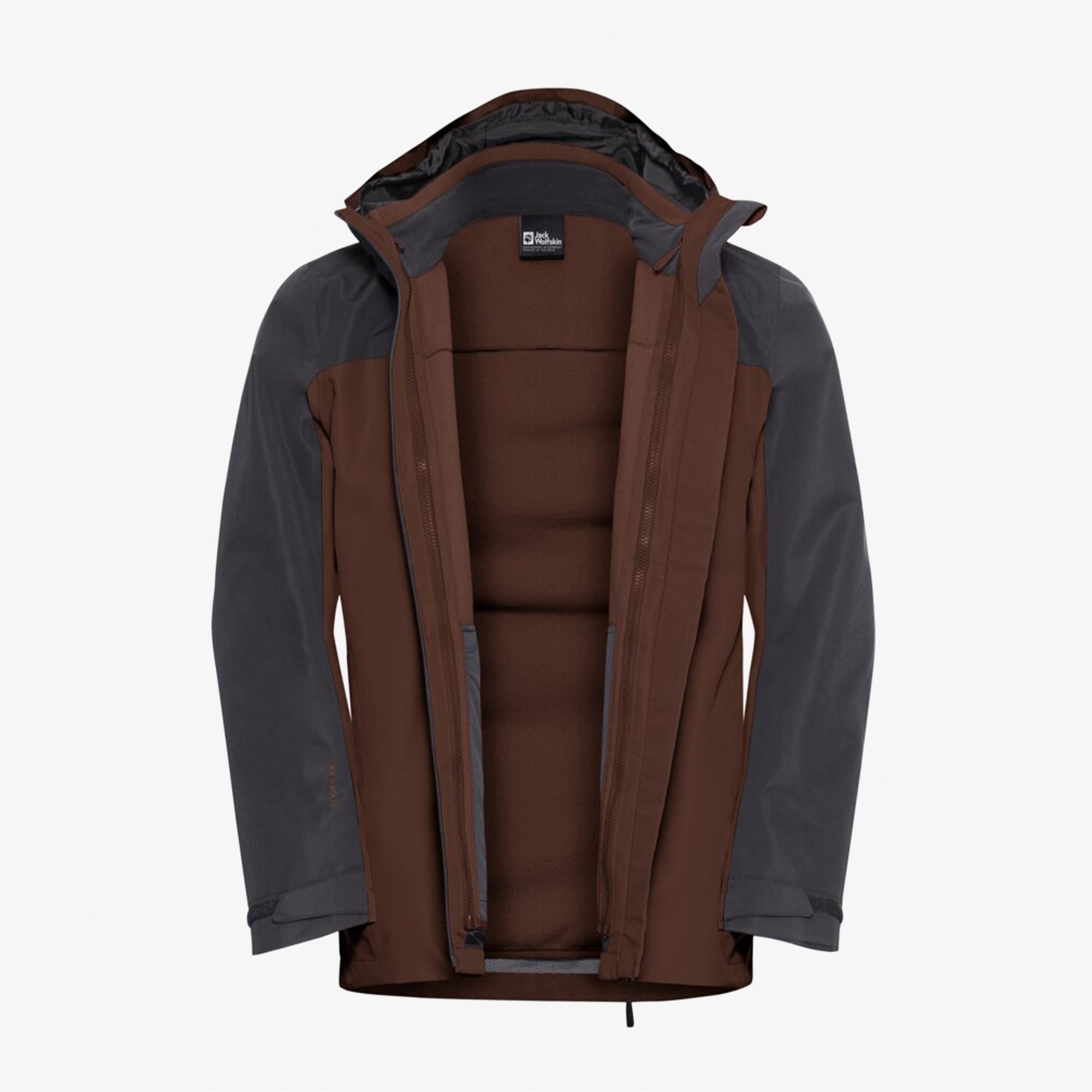 Jack Wolfskin Taubenberg 3in2 Erkek Kahverengi Ceket