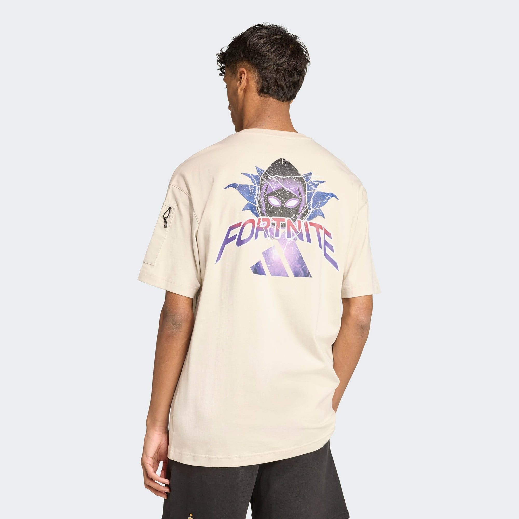 adidas x Fortnite Erkek Bej T-Shirt