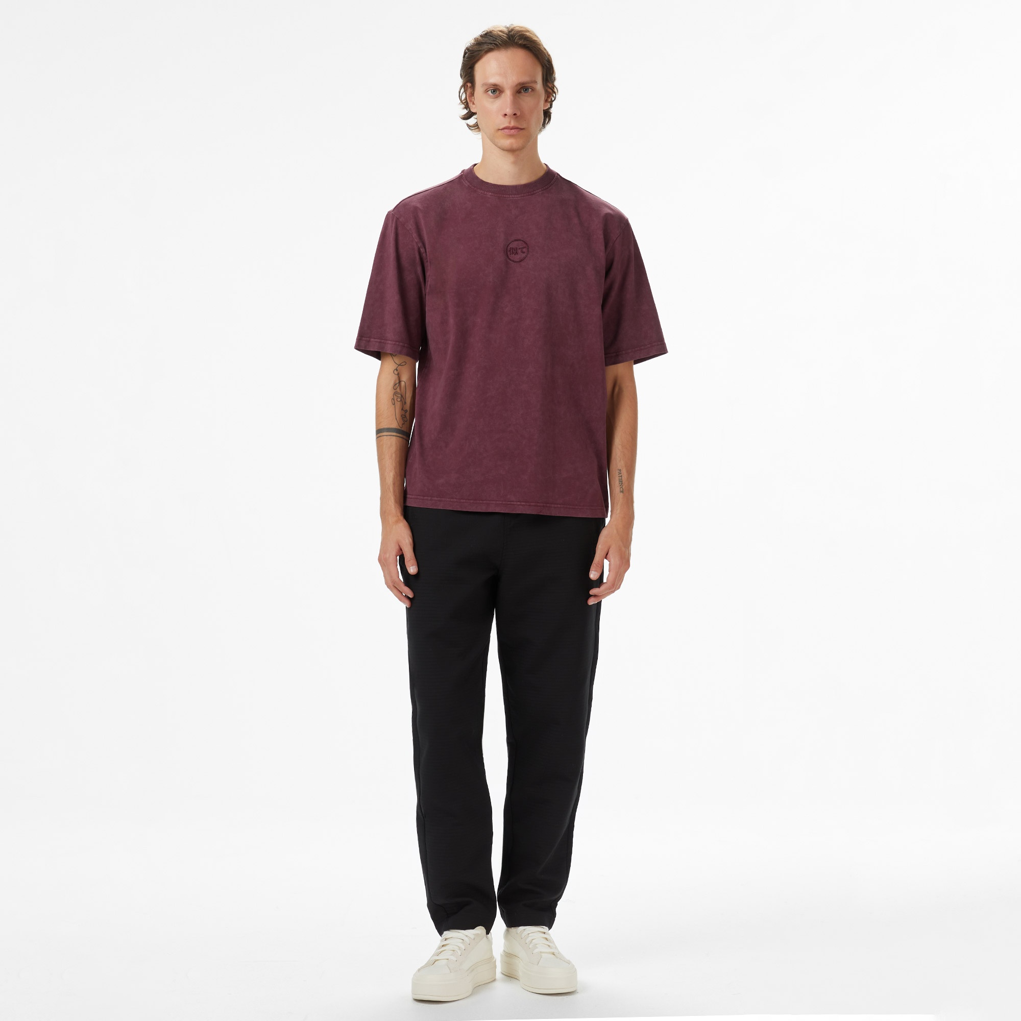 UNITED4 Erkek Bordo T-Shirt