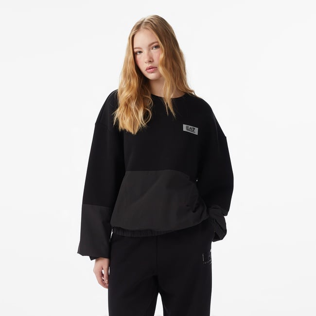  Emporio Armani Contemporary Sport Kadın Siyah Sweatshirt