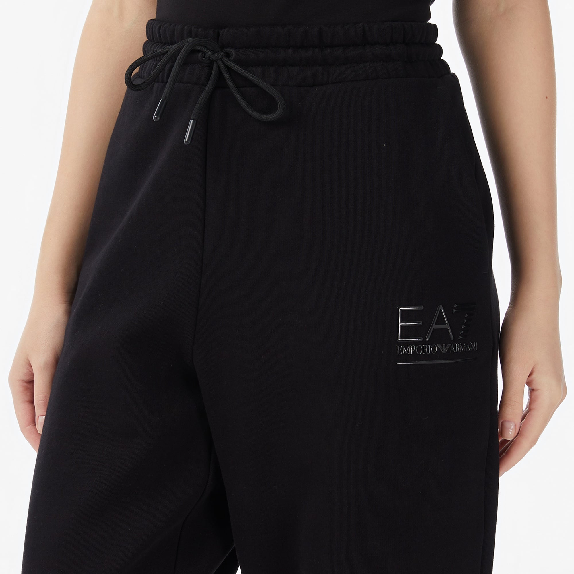 Emporio Armani Train Visibility Kadın Siyah Eşofman Altı