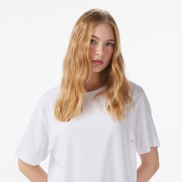  Emporio Armani Train Core Kadın Beyaz T-Shirt