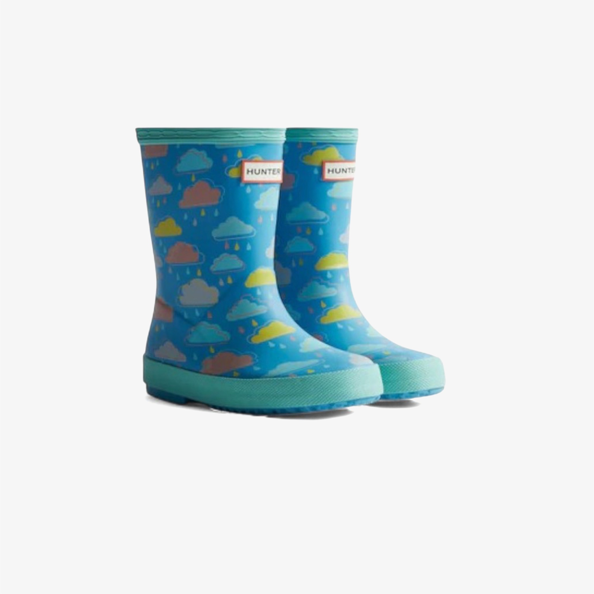 Hunter Originals Wellington Rainy Bebek Mavi Bot