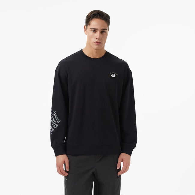  Anta Skaters Family Erkek Siyah Sweatshirt