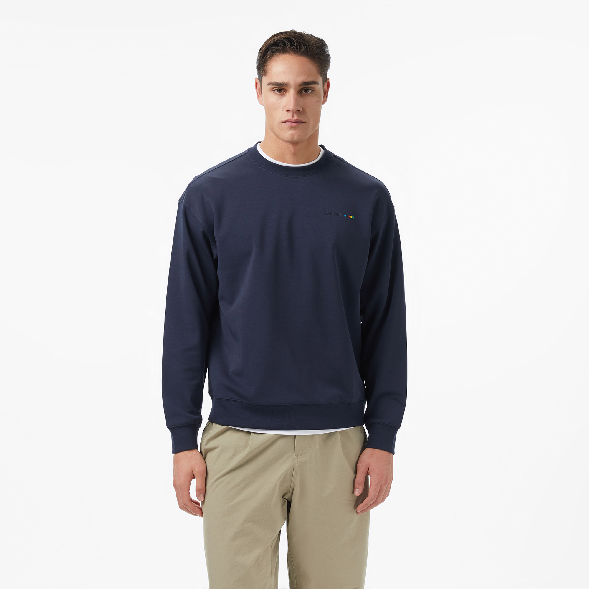  Anta Iconic Erkek Mavi Sweatshirt