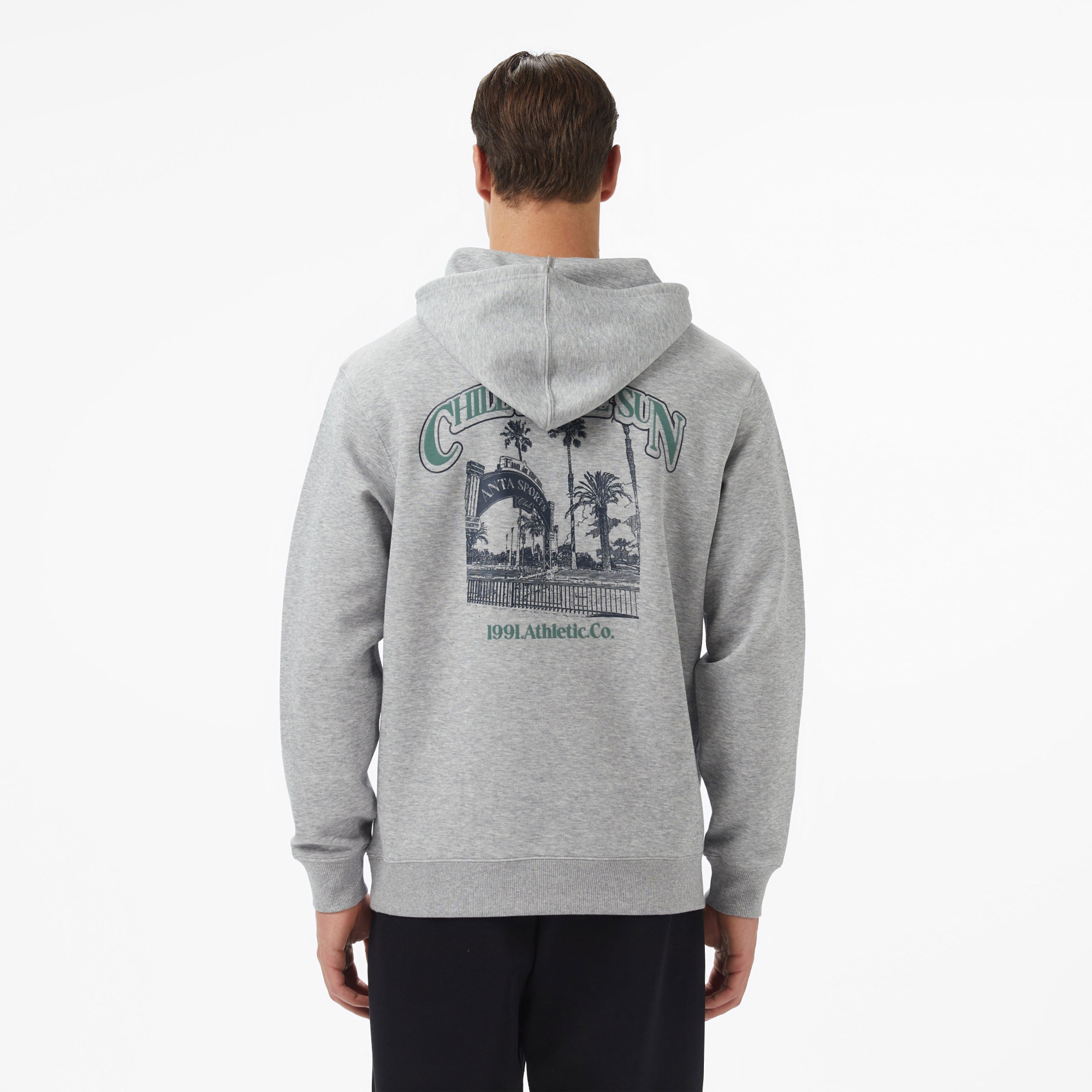 Anta Beach Party Erkek Gri Sweatshirt