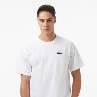  Anta Beach Party Erkek Beyaz T-Shirt