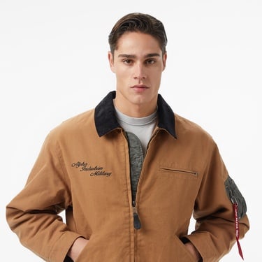  Alpha Industries Military Erkek Yeşil Mont