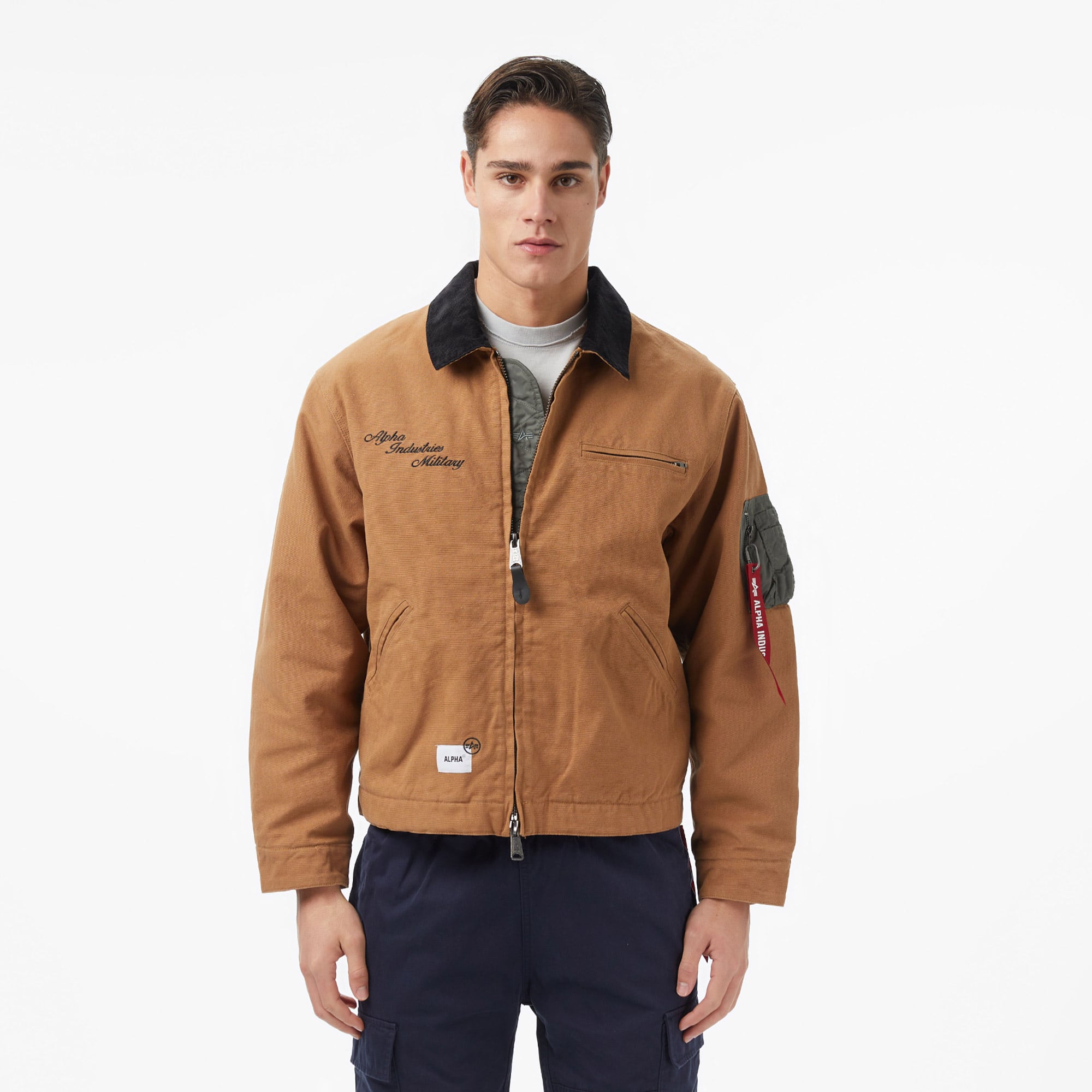  Alpha Industries Military Erkek Yeşil Mont