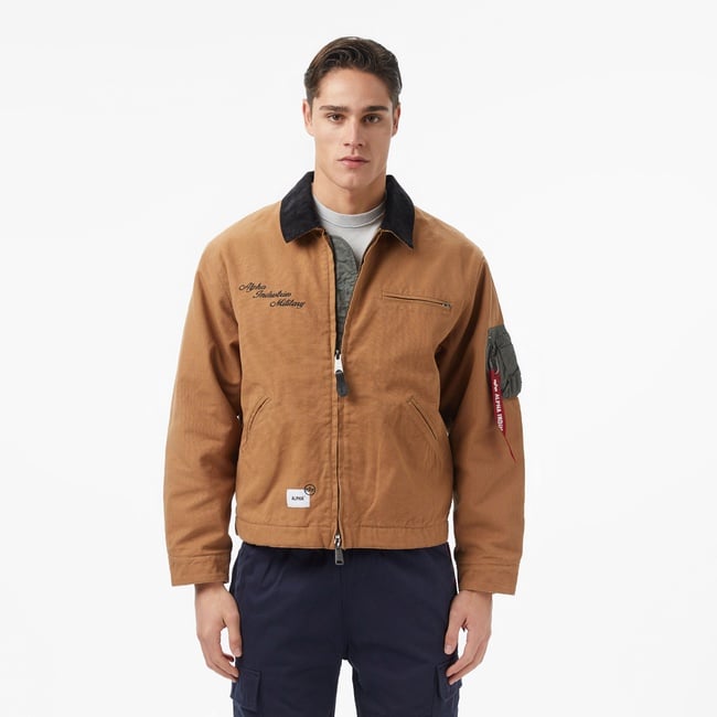  Alpha Industries Military Erkek Yeşil Mont