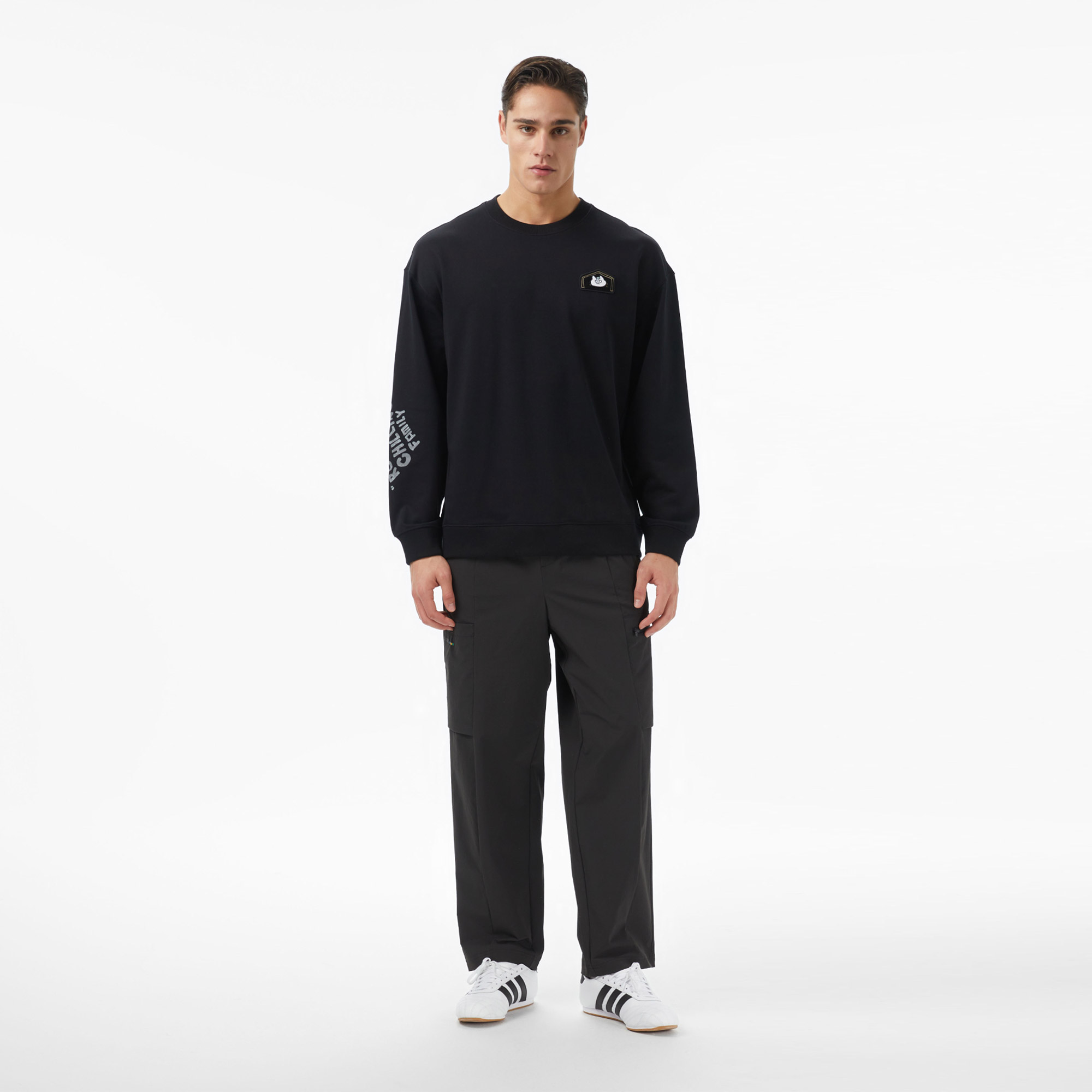  Anta Iconic Erkek Siyah Eşofman Altı