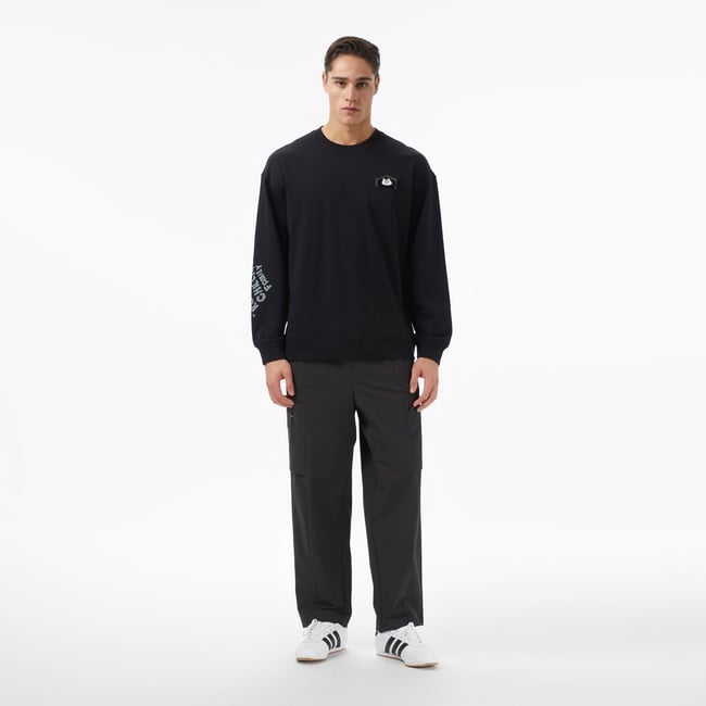  Anta Iconic Erkek Siyah Eşofman Altı