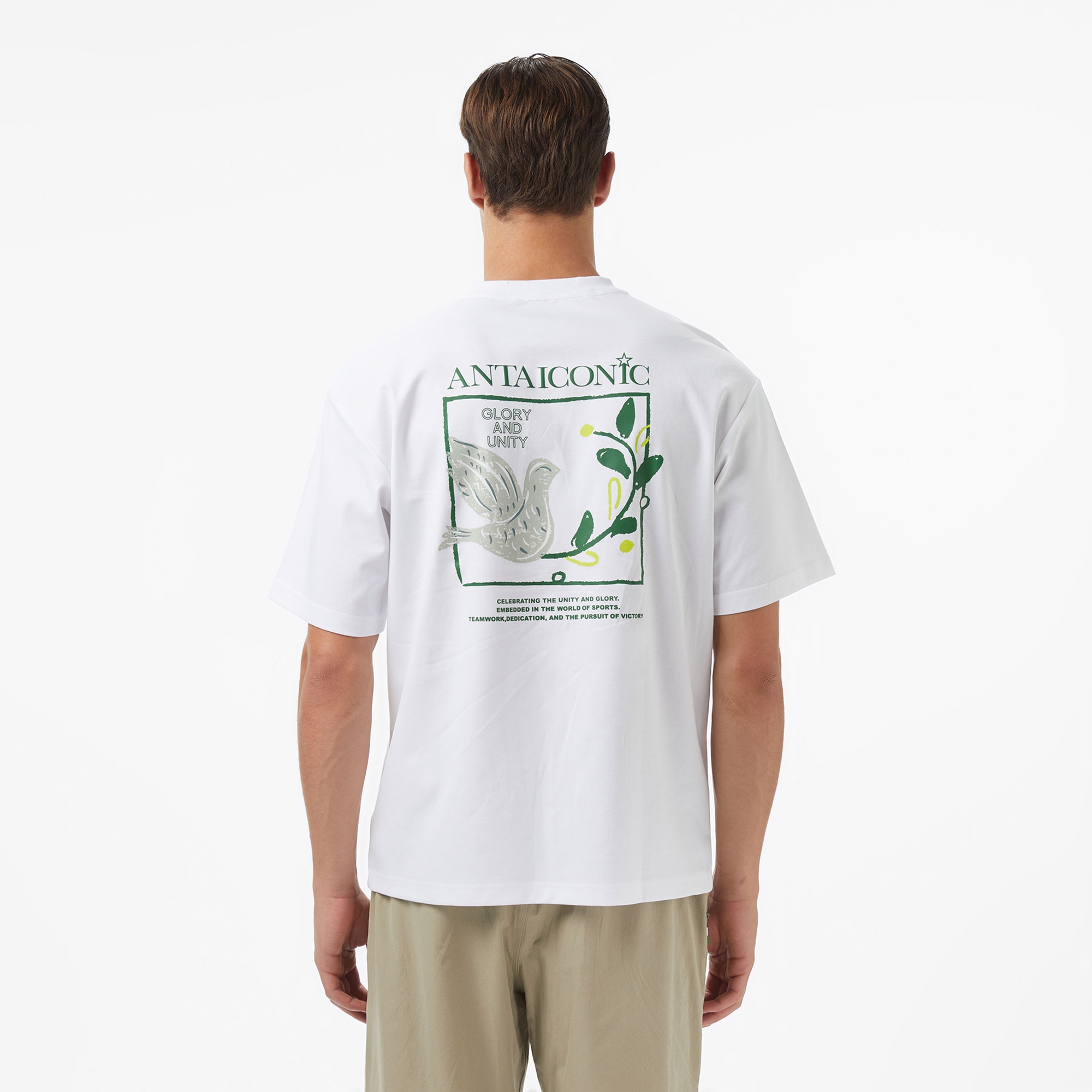 Anta Iconic Erkek Beyaz Tişört