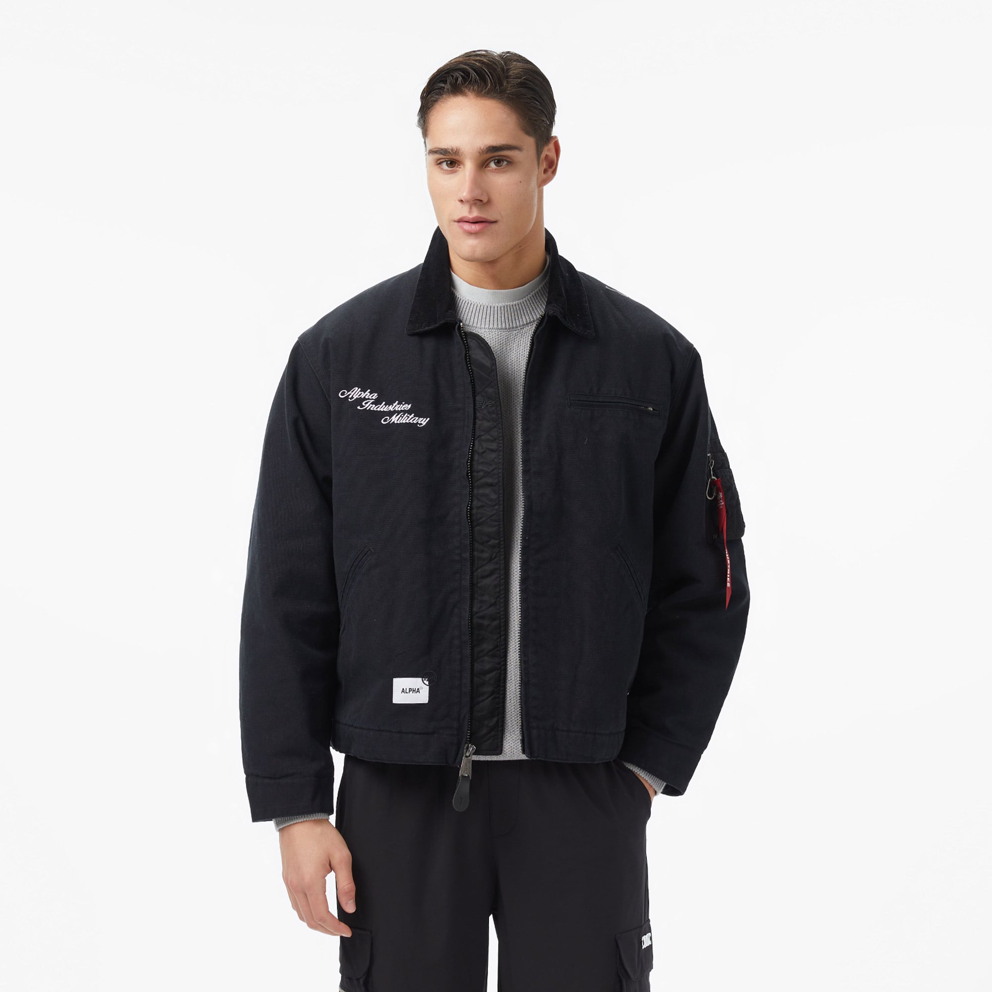  Alpha Industries Military Erkek Siyah Mont