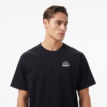  Anta Beach Party Erkek Siyah Tişört
