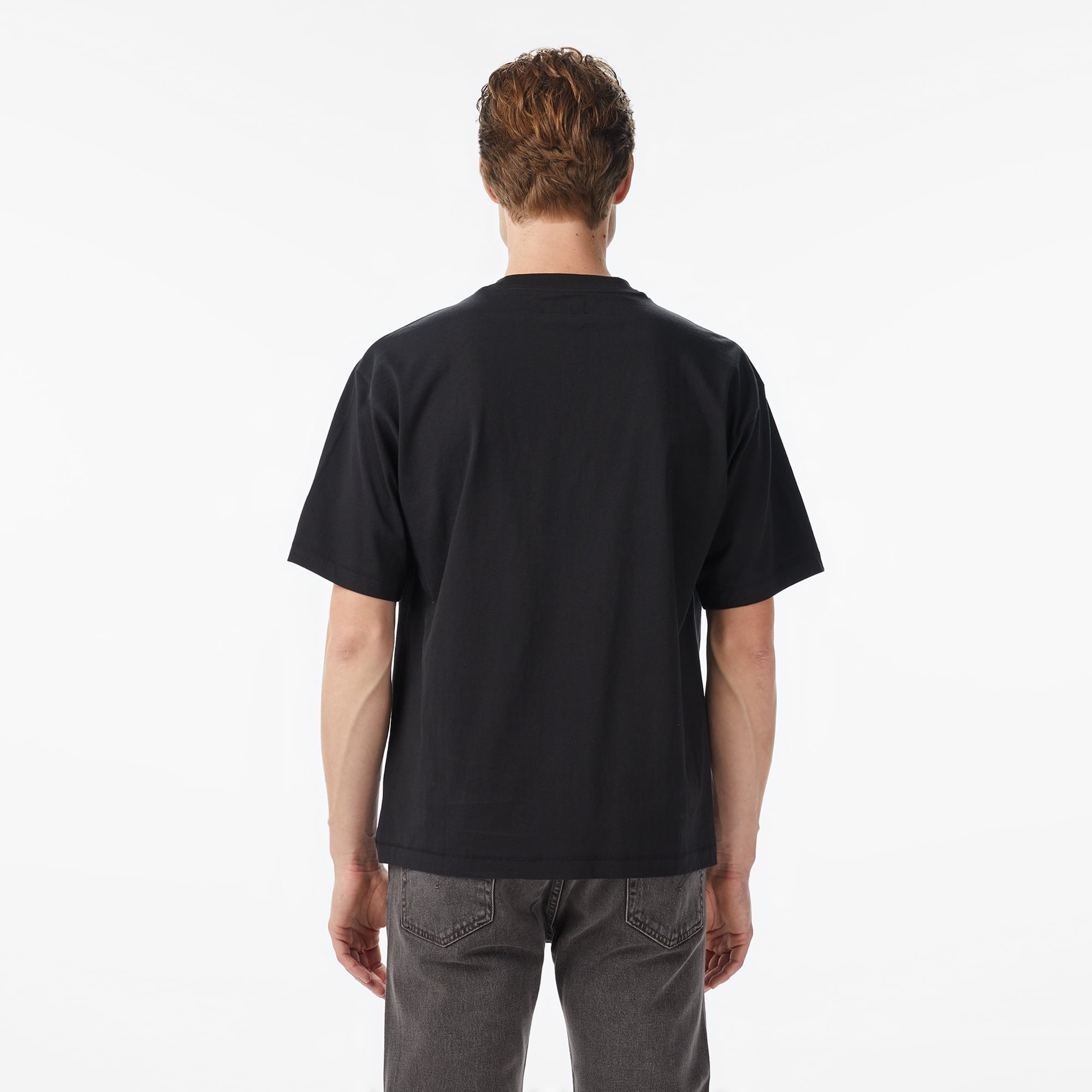 Market Folk Fitted Bear Erkek Gri T-Shirt