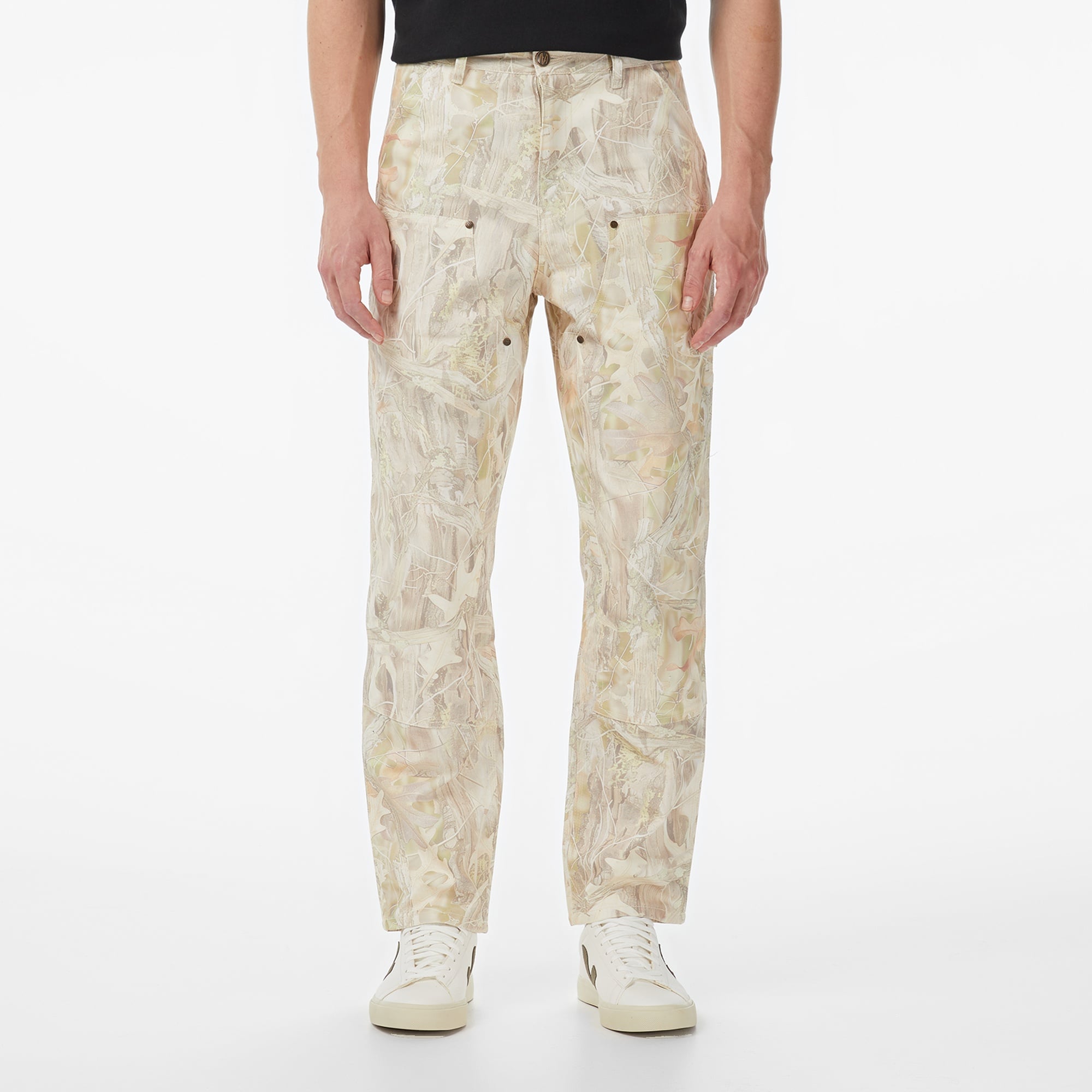 Market Handyman Camo Carpenter Erkek Beyaz Pantolon