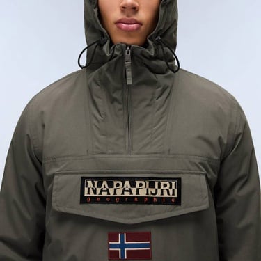  Napapijri Rainforest Winter 3 Erkek Yeşil Mont