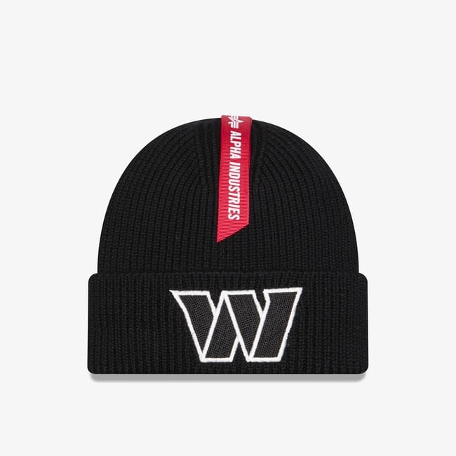  Alpha Industries x New Era Wascom Short Cuff Unisex Siyah Bere