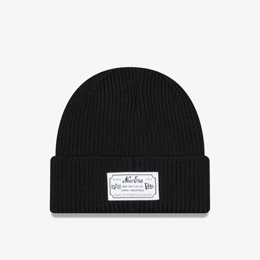  Alpha Industries x New Era Wascom Short Cuff Unisex Siyah Bere