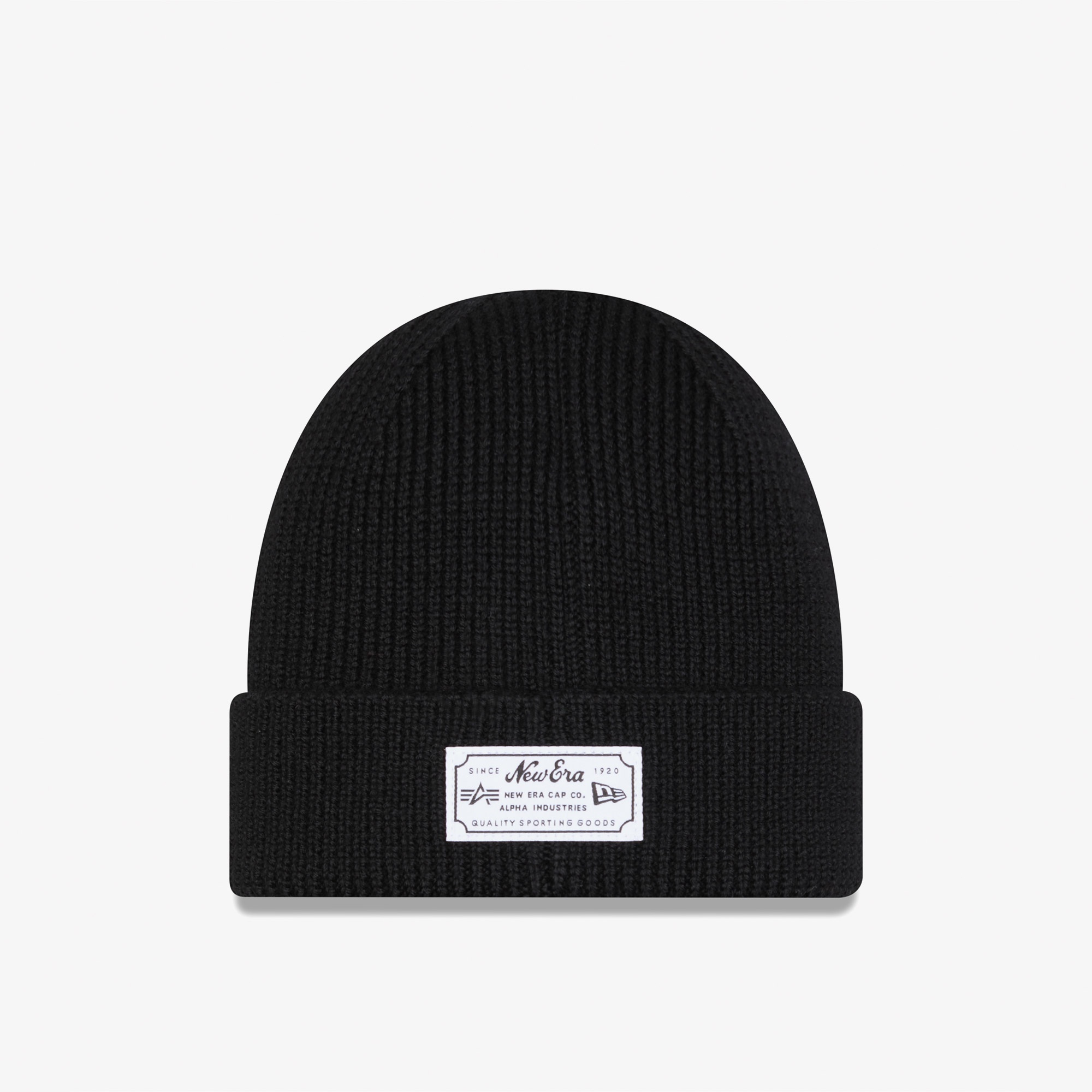 Alpha Industries x New Era LA Dodgers Short Cuff Unisex Siyah Bere