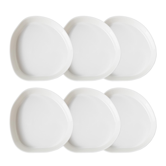  ASPENDOS ÇUKUR TABAK SETİ 21CM - 6LI