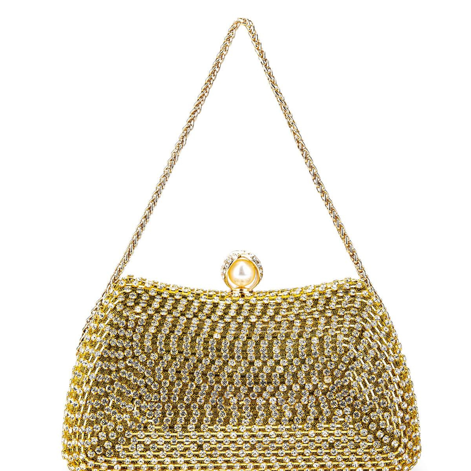 Tamer Tanca Kadın Vegan Sarı Abiye Çanta