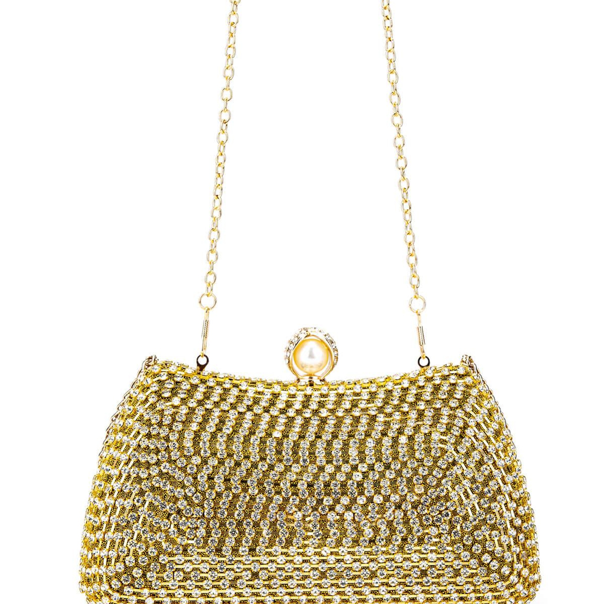 Tamer Tanca Kadın Vegan Sarı Abiye Çanta