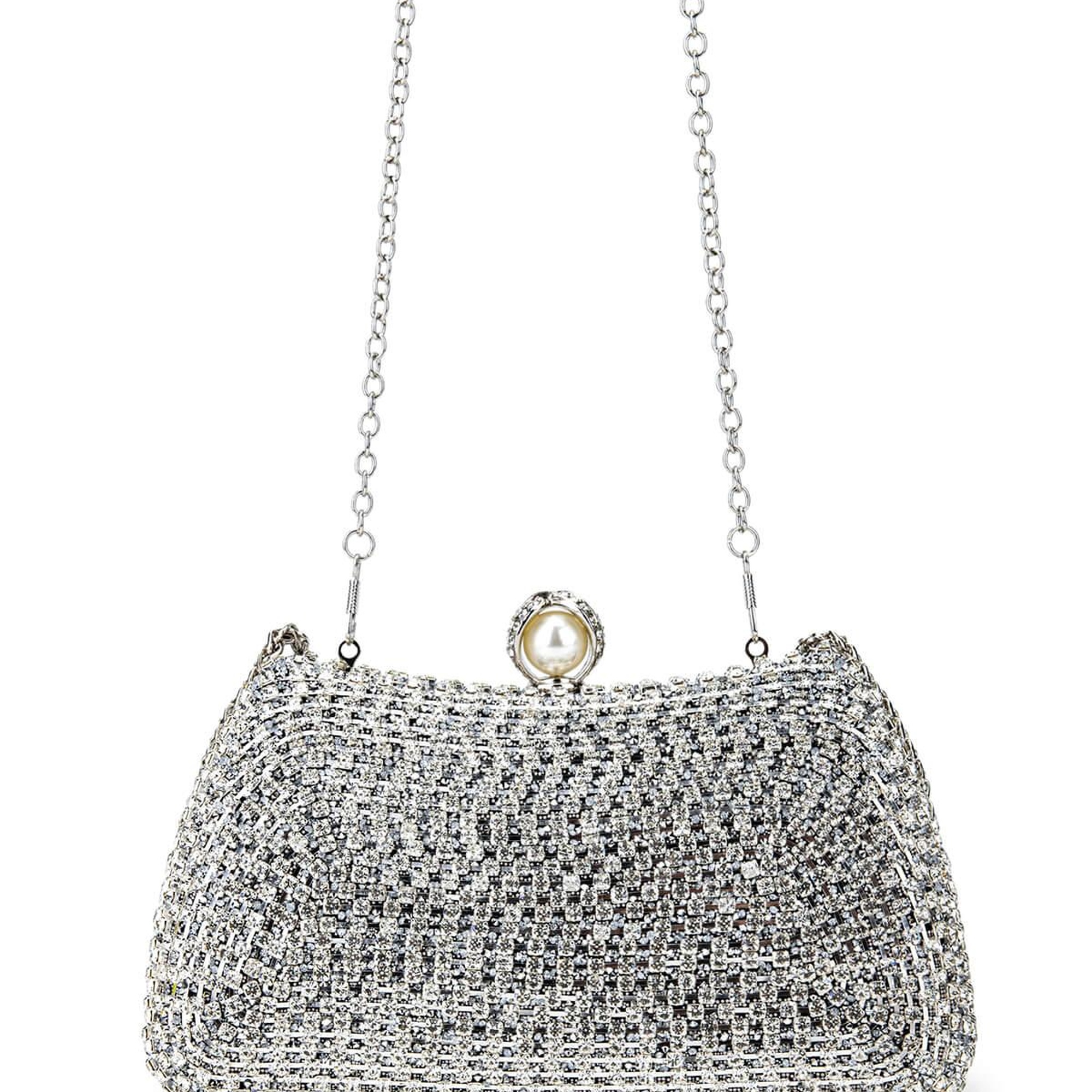 Tamer Tanca Kadın Vegan Gri Abiye Çanta