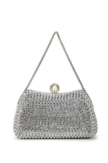  Tamer Tanca Kadın Vegan Gri Abiye Çanta