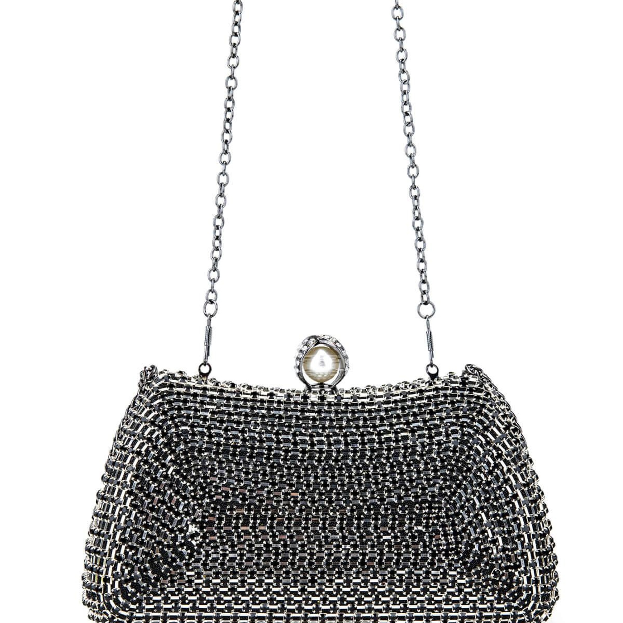 Tamer Tanca Kadın Vegan Siyah Abiye Çanta