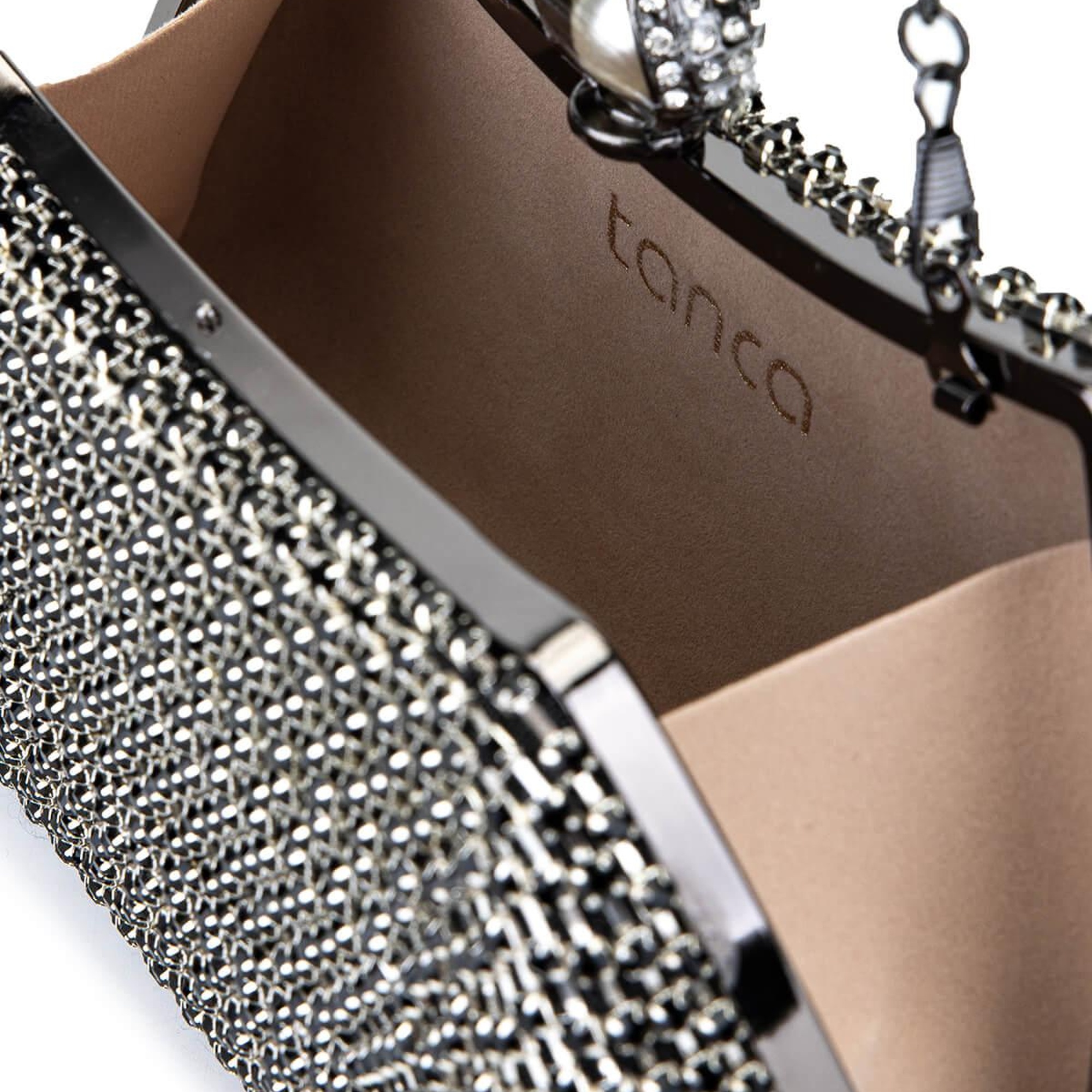 Tamer Tanca Kadın Vegan Siyah Abiye Çanta