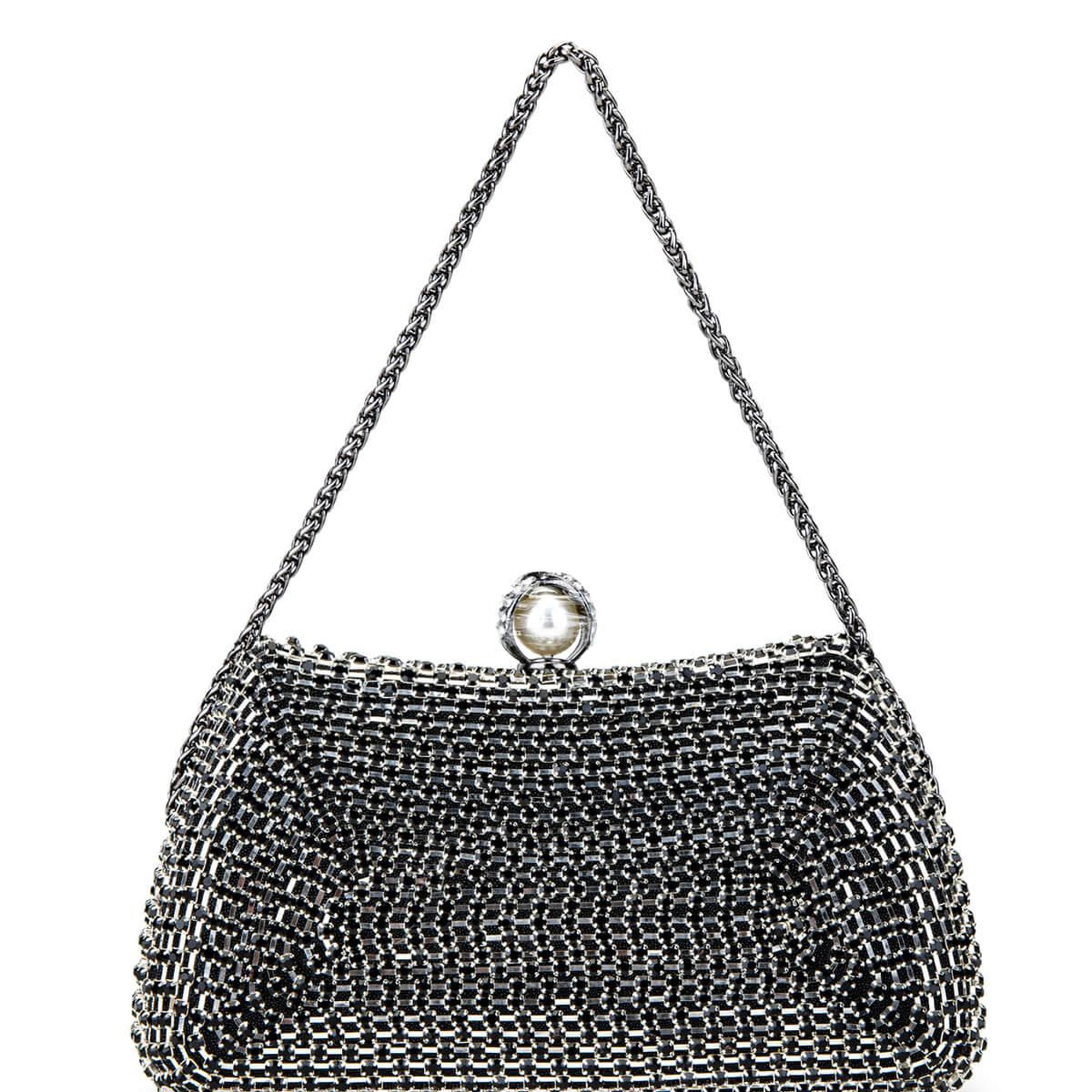 Tamer Tanca Kadın Vegan Siyah Abiye Çanta