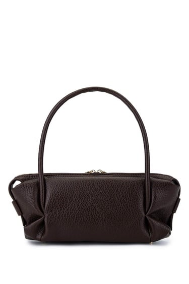  Tamer Tanca Kadın Suni Deri Kahverengi Kol Çantası