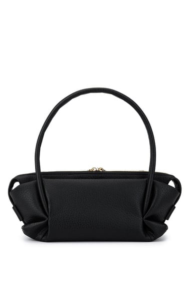  Tamer Tanca Kadın Suni Deri Siyah Floter Kol Çantası