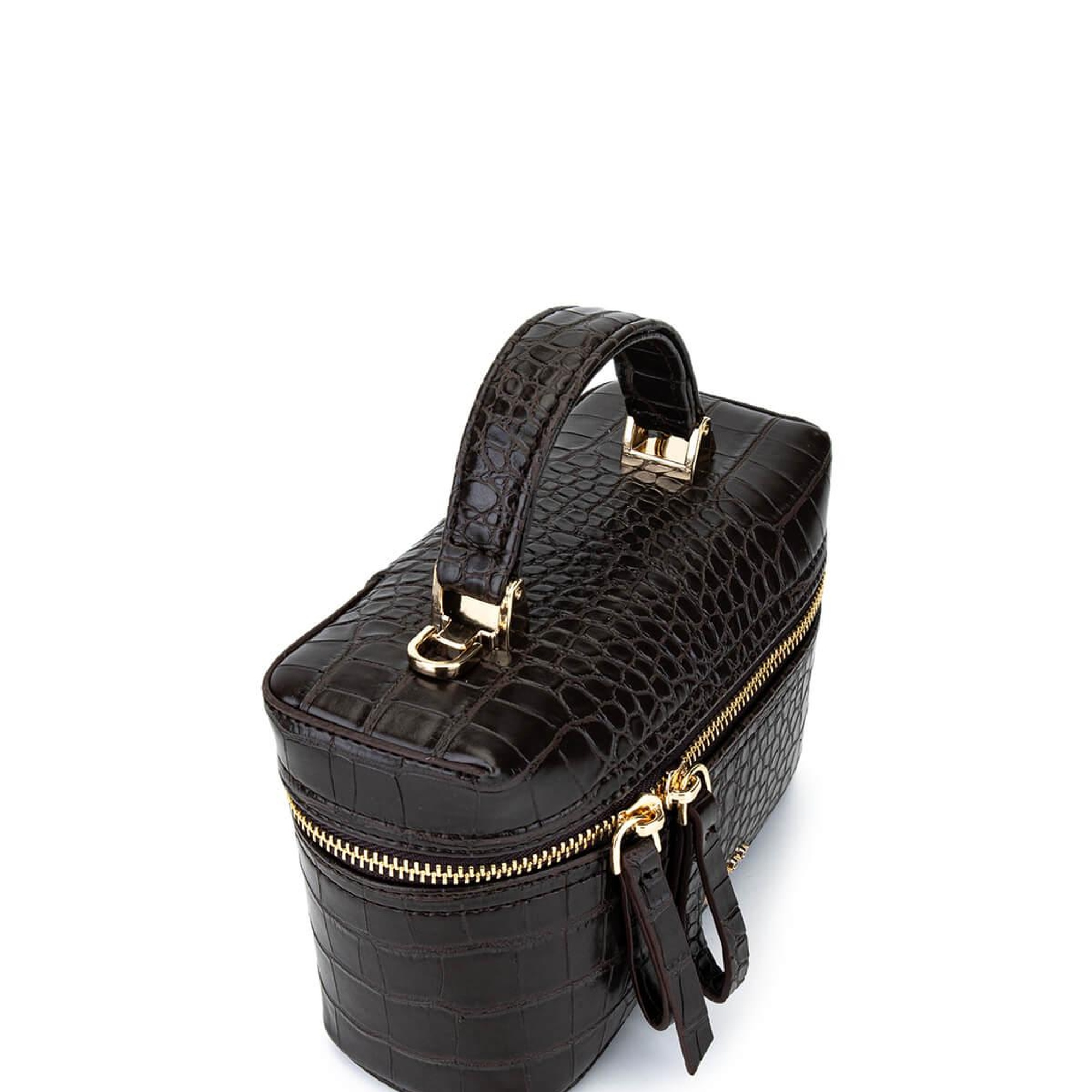 Tamer Tanca Kadın Suni Deri Kahverengi El Çantası