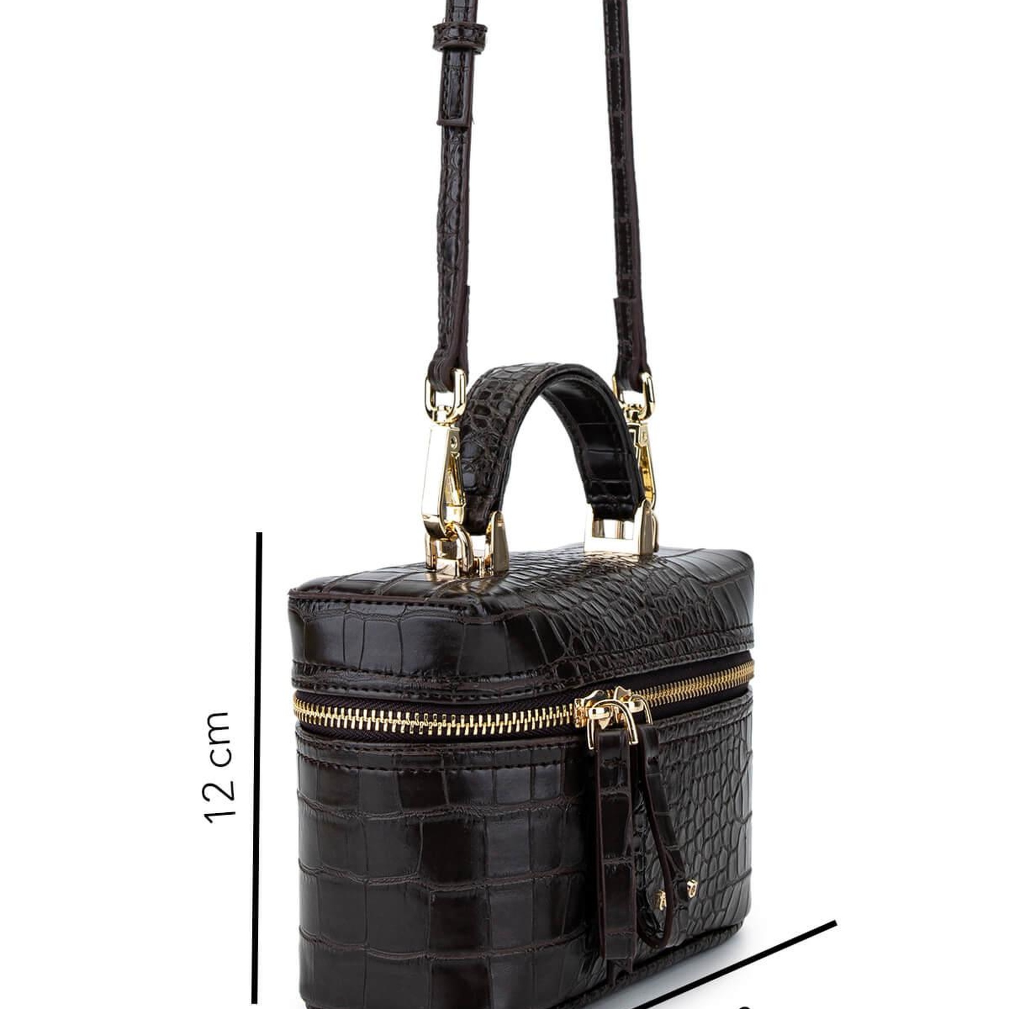 Tamer Tanca Kadın Suni Deri Kahverengi El Çantası