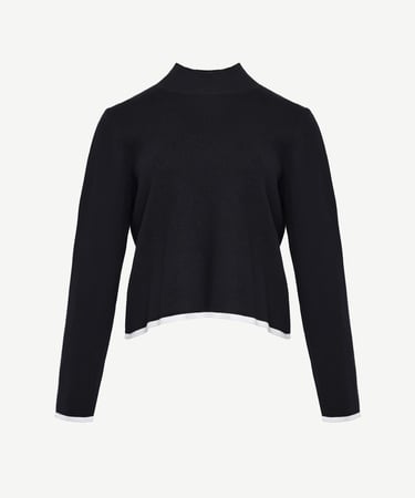  YARGICI Dik Yakalı Uzun Kollu Kazak